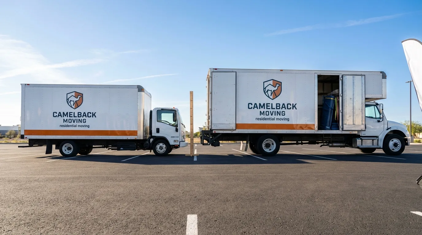 Moving truck size capacity guide in Schnecksville